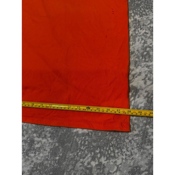 Carhartt Relaxed Fit Short Sleeve Work T Shirt Red 3XL - Picture 3 of 8